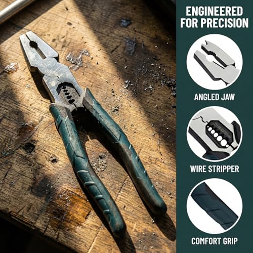 Industrial Wire Cutting Pliers,V-Shaped Head